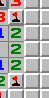 Eksempel 3 for 1-2-1-mønsteret, umarkert