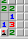 Eksempel 6 for 1-2-1-mønsteret, umarkert