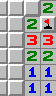 Eksempel 4 for 1-2-2-1-mønsteret, umarkert